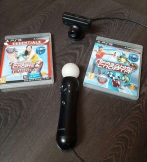 PS3 Камера Eye + PS3 PS Move+2 диска