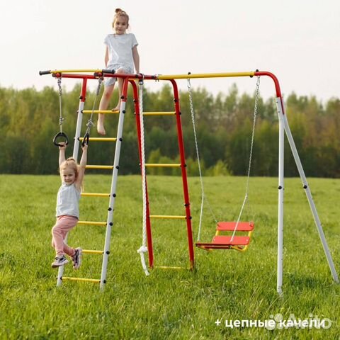 Детский комплекс Романа Лесная поляна3 цепные