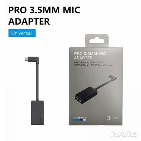 Адаптер для микрофона GoPro 11/10/9/8/7/6/5