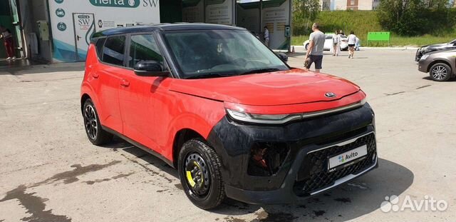 Kia Soul 2.0 AT, 2021, битый, 6 000 км