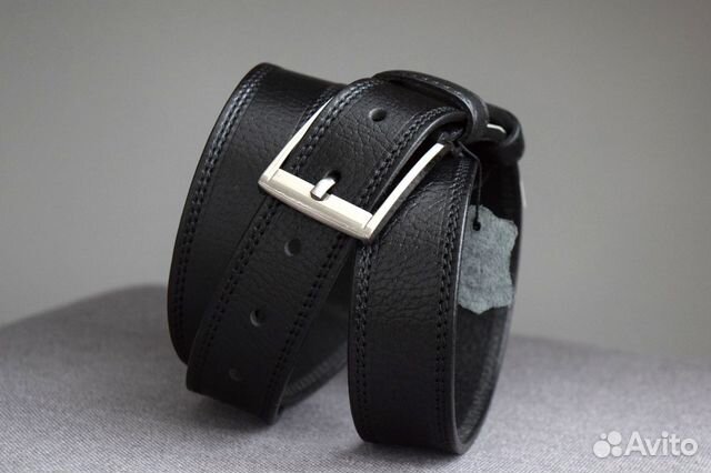 Ремень мужской брючный кожа