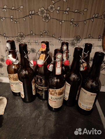 Бутылка стеклянная пивная