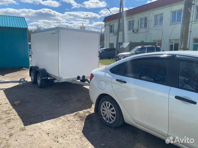 Двухосный промтоварный фургон. Фаркопы. Рассрочка