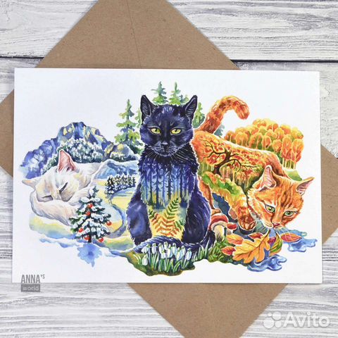 Набор открыток постеров 