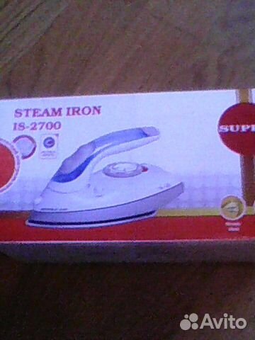 Утюг новый дорожный Supra