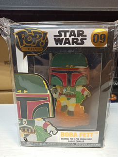 Значок Funko POP Pin Star Wars Boba Fett Flying L