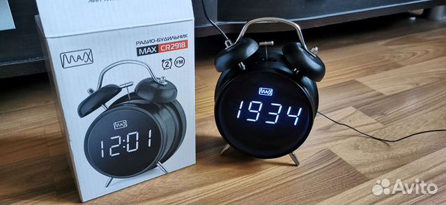 Радио часы будильник MAX CR-2918 новые