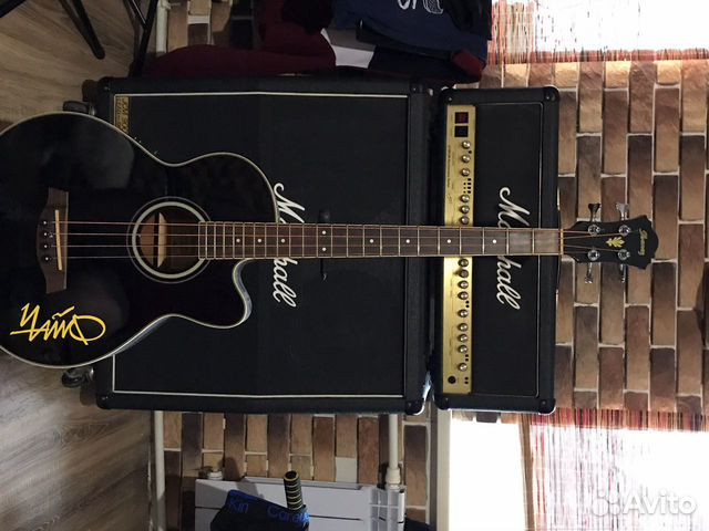 Электроакустическая бас гитара Ibanez aeb8e