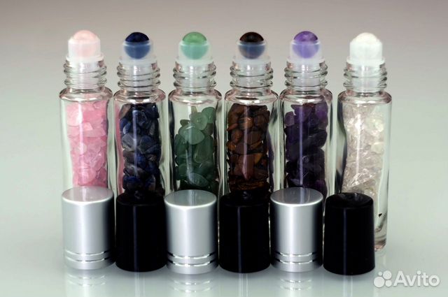 Роллер 10 мл с натуральными камнями