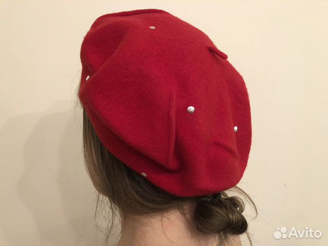 Берет на осень теплая шерсть