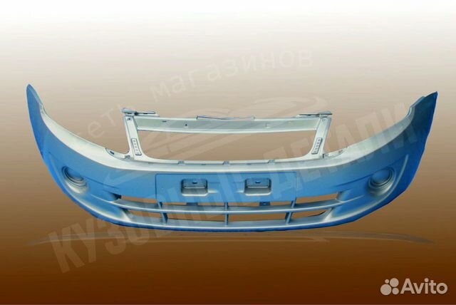 Бампер передний Гранта в цвет Платина (691)