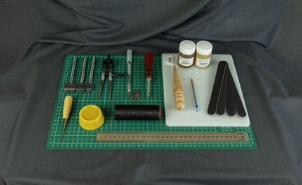 Набор инструментов для работы с кожей №2