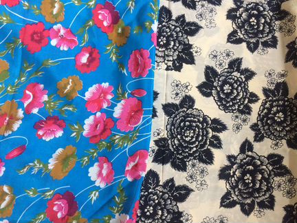 Ткань натуральный крепдешин СССР