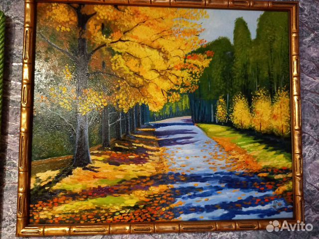 Картина маслом на холсте пейзаж