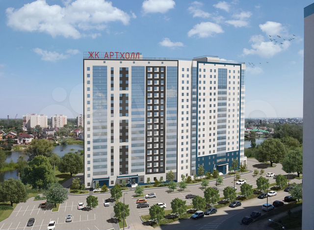 1-к. квартира, 44,9 м², 13/18 эт.