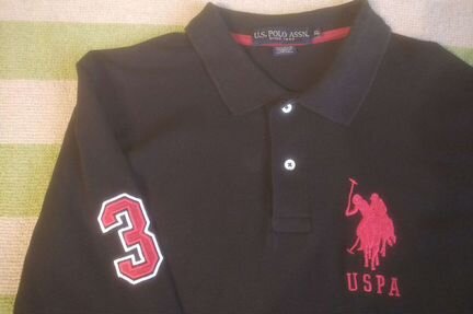 Рубашка поло US Polo Assn с длинным рукавом