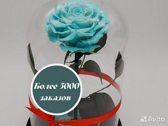 Розы в колбе любые