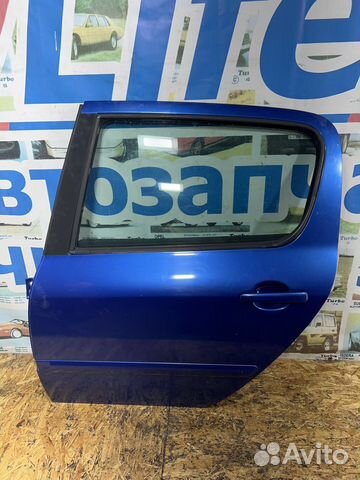 Дверь зад левая в сборе Пежо 307