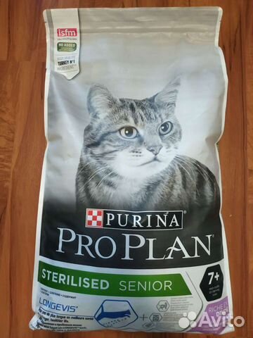Корм для кошек Pro Plan Sterilised 7+ 3kg