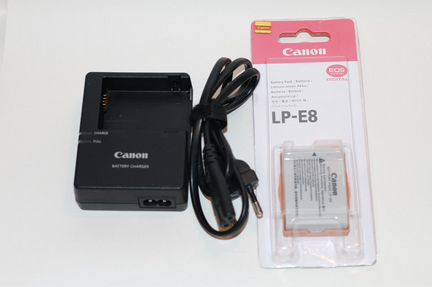 Аккумулятор и зарядка LP-E8 для Canon