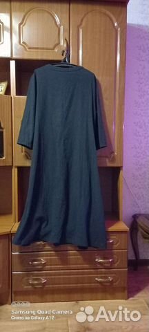 Платье бохо, лен италия р.58,60