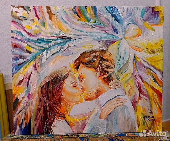 Картина поцелуй