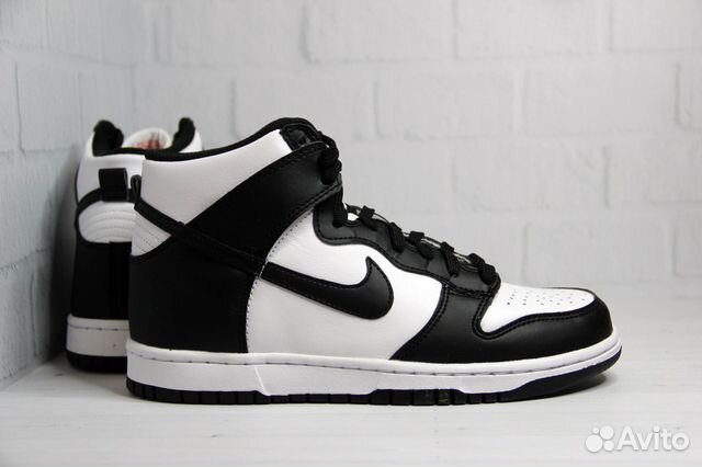 Nike Dunk High Black White Panda GS 6 y / 38.5 eu