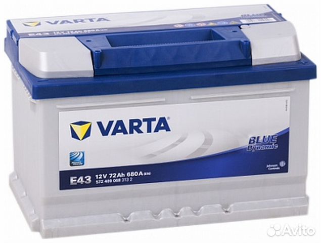 Аккумуляторы Varta Blue Dynamyc 72 А/ч