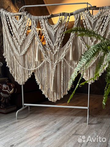 Макраме панно большое в стиле бохо