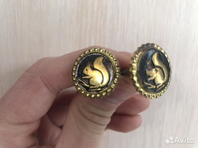 Запонки белочки