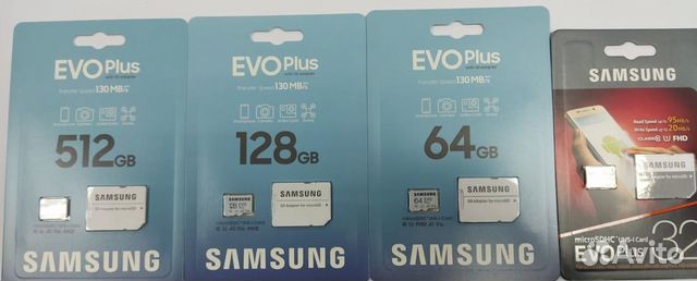 Карта памяти Samsung EVO Plus