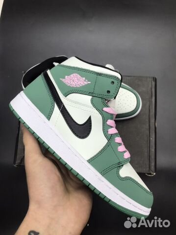 Кроссовки Nike Air Jordan 1 Mid Dutch Green