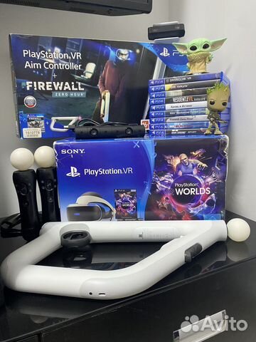 Шлем sony PS4 VR v2 + камера v2 + игра