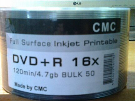 DVD+ R 4/7Gb Printable