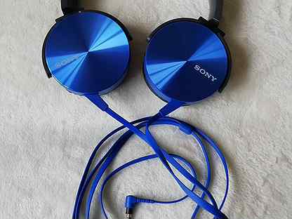 Наушники Sony MDR-XB450 накладные с микрофоном
