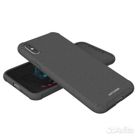 Чехол на iPhone xs Matchnine Корея серый