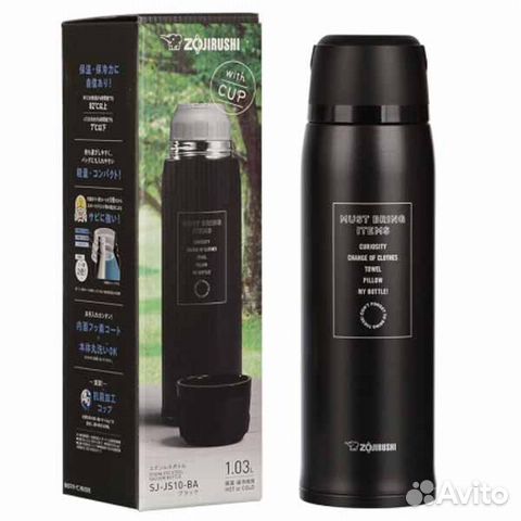 Термос японский Zojirushi SJ-JS10-BA 1л чёрный
