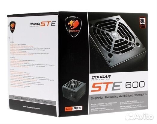 Блок питания cougar ste 600w обзор