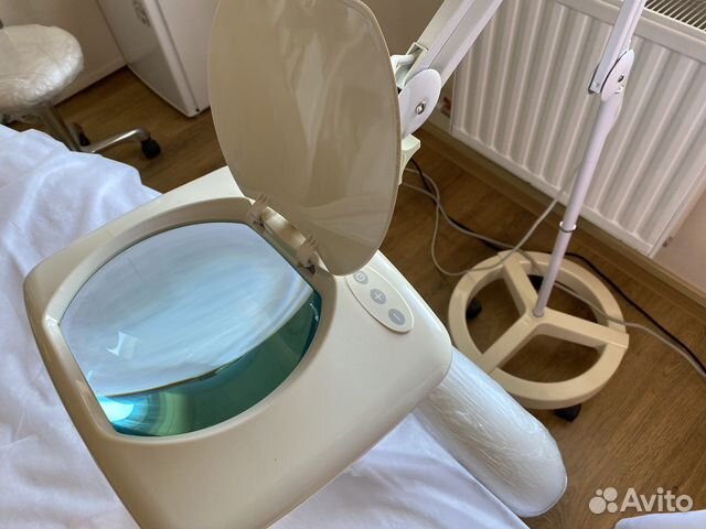 Напольная лампа лупа (сенсорная)