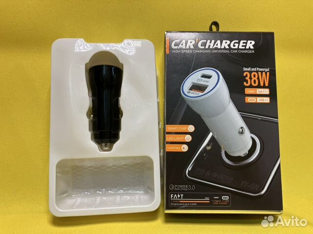 К.183 Автомобильное зарядное устройство 38W