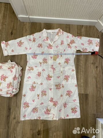 Халат х/б Ретро 1992 год ситец бязь 1 сорт