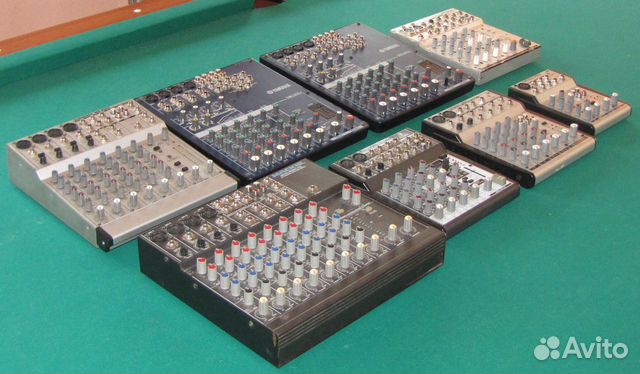 Микшерные пульты Yamaha Behringer Alto Mackie Kase