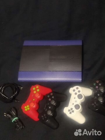 Sony PS3 super slim, прошитая,500гб.,4 джойстика