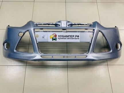 Бампер передний Ford Focus 3 11-15 Серебристый