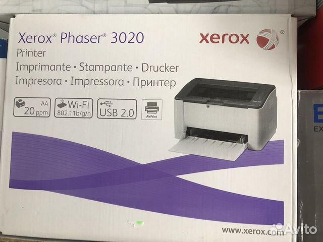 Принтер лазерный Xerox Phaser 3020 WiFi