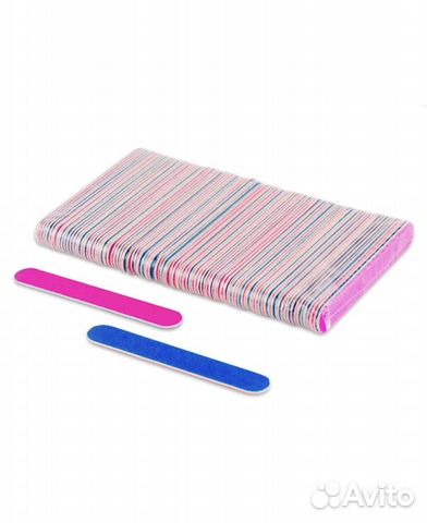 Пилочки для маникюра одноразовые. Пилки 100 шт