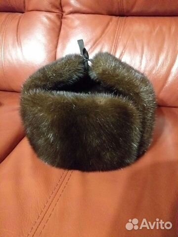 Норковая шапка мужская