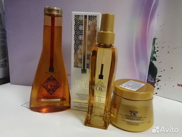 Шампунь и масло д/волос L'oreal Mythic oil