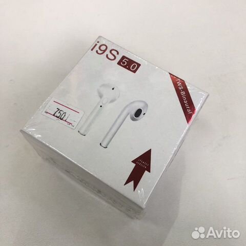 Беспроводные наушники i9s белые
