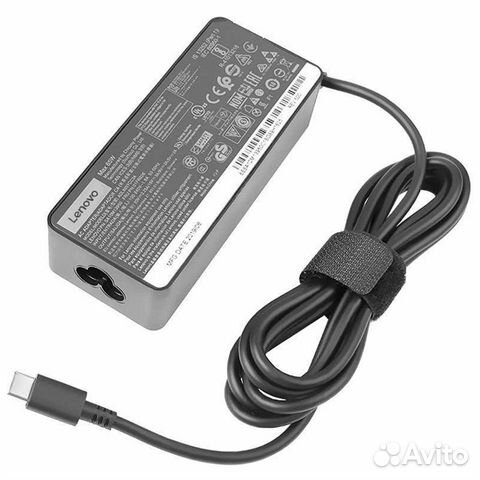 Блок питания Lenovo 65W Type C. Отп. в регионы